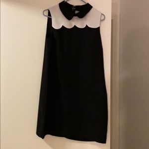 CeCe Black sleeveless collared dress